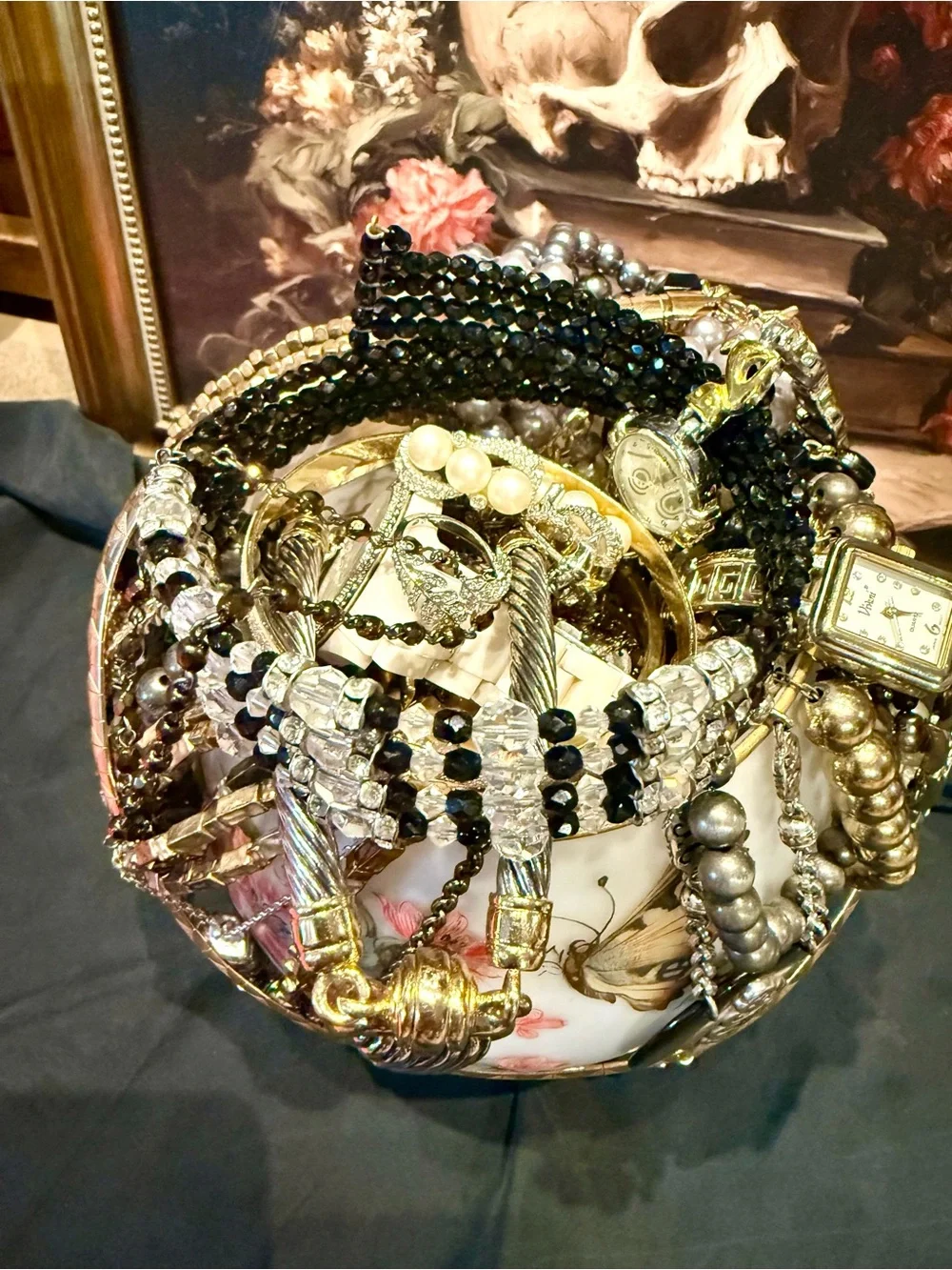 Designer Vintage Jewelry Jar - Monet, Brighton, Lia Sophia, Chicos and More 🪎